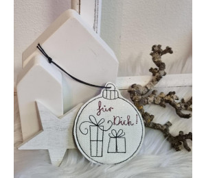 ADVENTSKALENDER 6. Dezember - 16 Anhänger Weihnachtskugeln Doodle